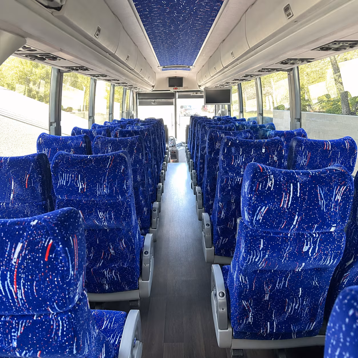 40-56 Passenger Charter Bus Inside