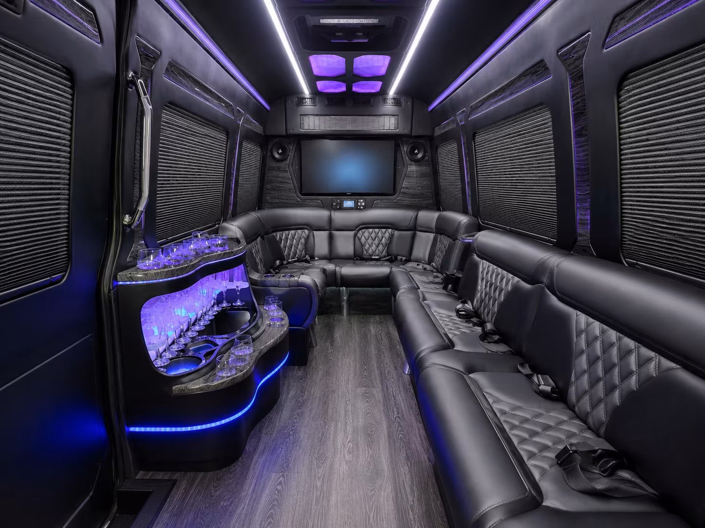 Gainesville Airport Shuttle & Transportation party bus exterior