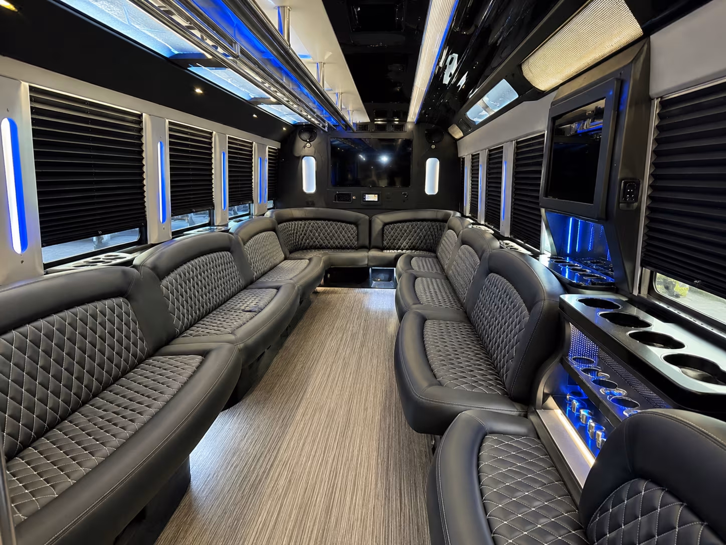 Gainesville Bachelor & Bachelorette Transportation party bus exterior