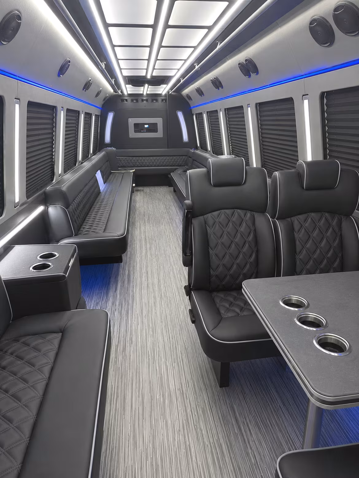 Gainesville Bachelor & Bachelorette Transportation onboard seating