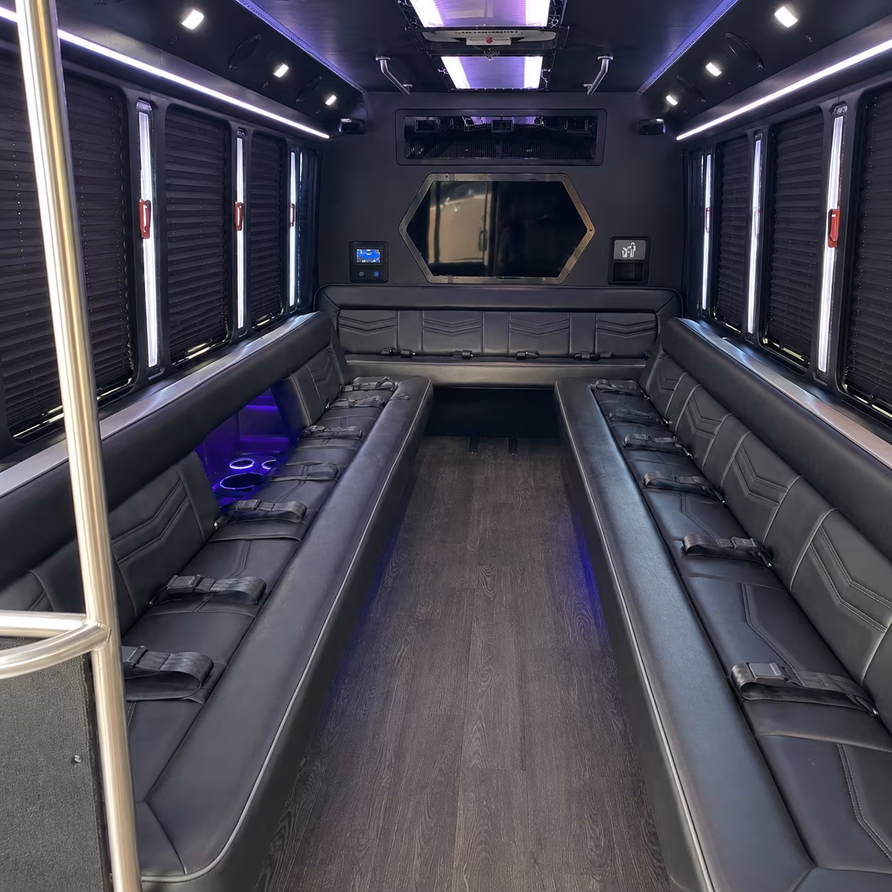 Gainesville Private Event Transportation party bus exterior