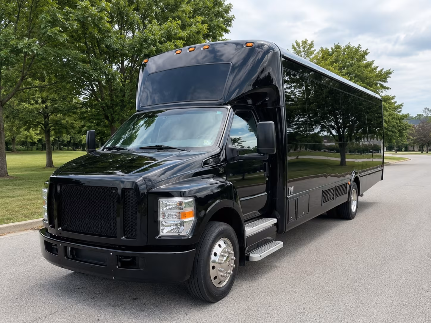 Gainesville Private Event Transportation party bus exterior