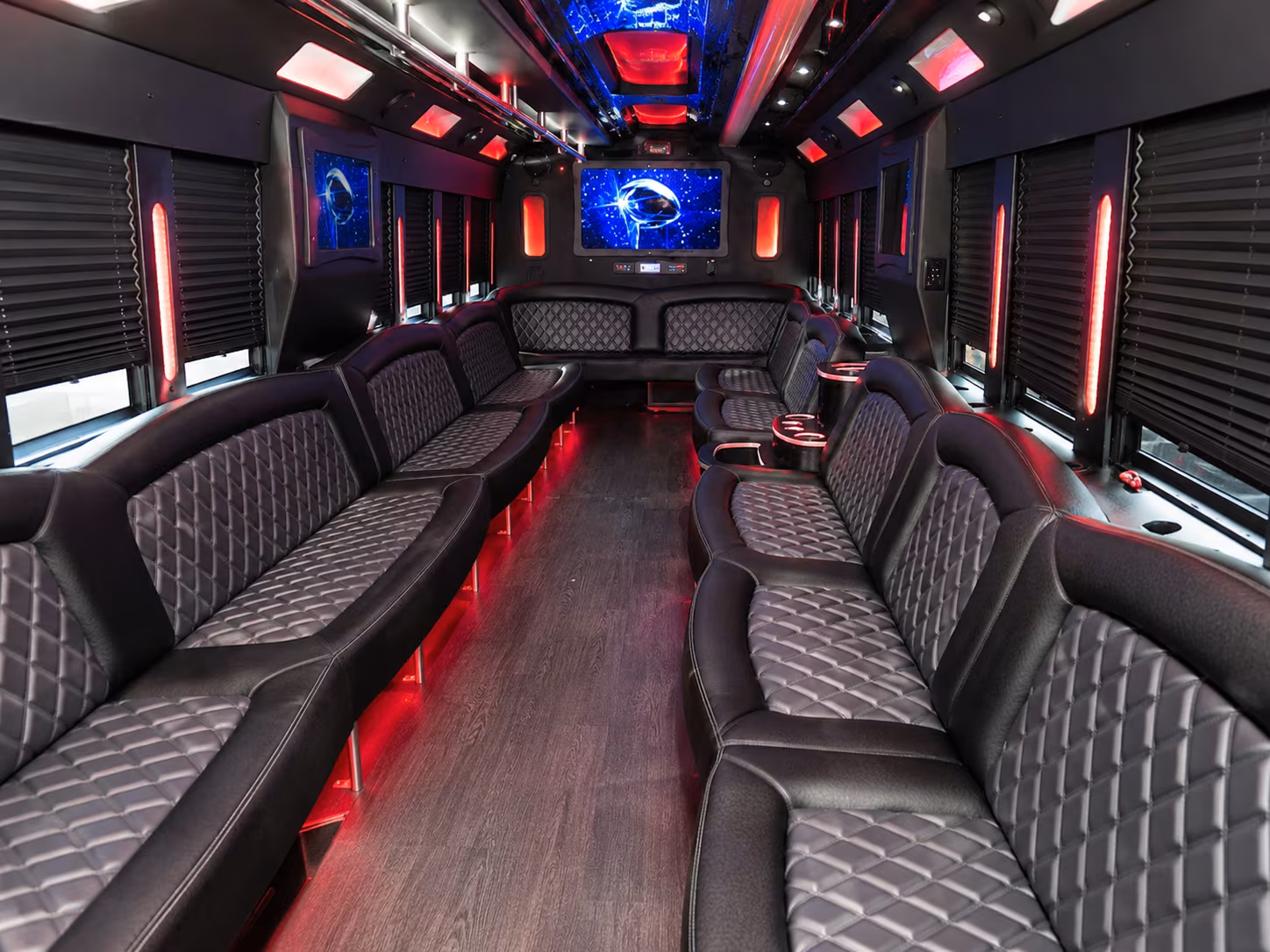 Gainesville Private Event Transportation onboard seating