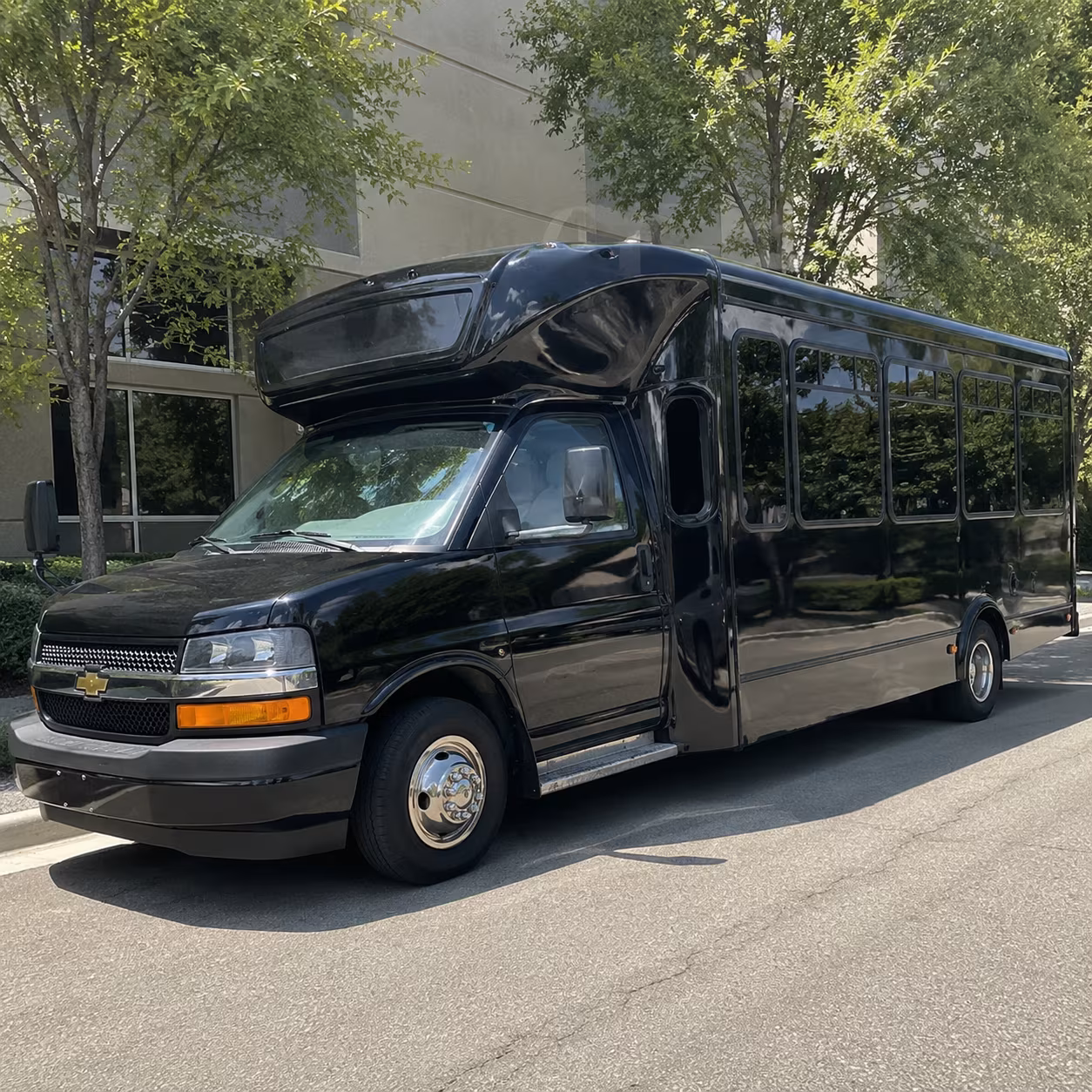 Gainesville Sporting Event Transportation party bus interior