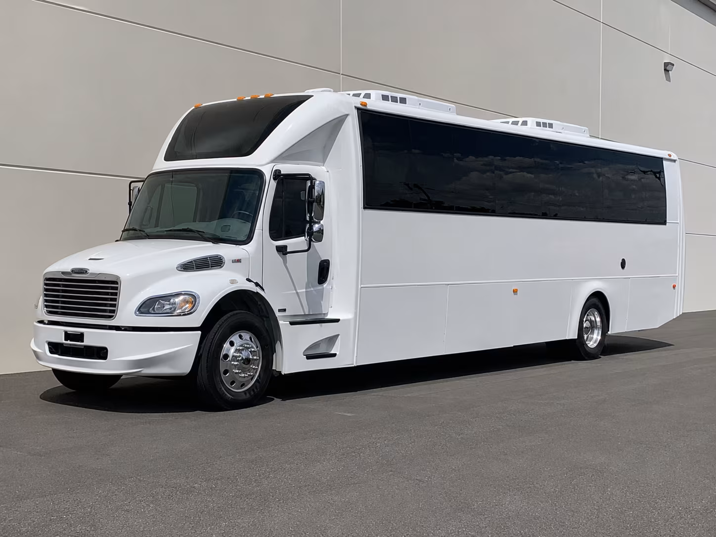 Gainesville Wedding Transportation party bus exterior