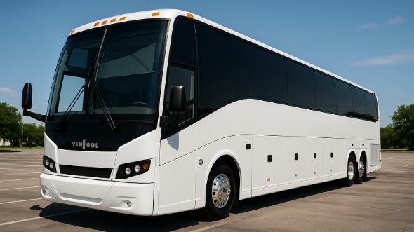 Exterior of Charter Bus Company Ocala's 40 Passenger Party Bus in Ocala