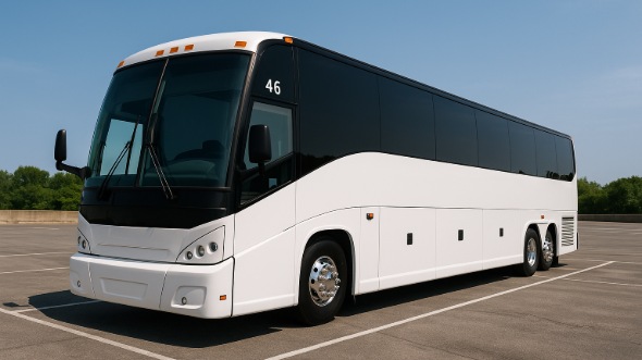 Exterior of Charter Bus Company Port Orange's 40 Passenger Party Bus in Port Orange