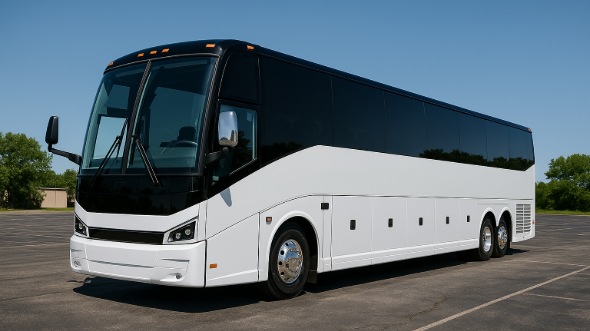Exterior of Charter Bus Company Wesley Chapel's 40 Passenger Party Bus in Wesley Chapel