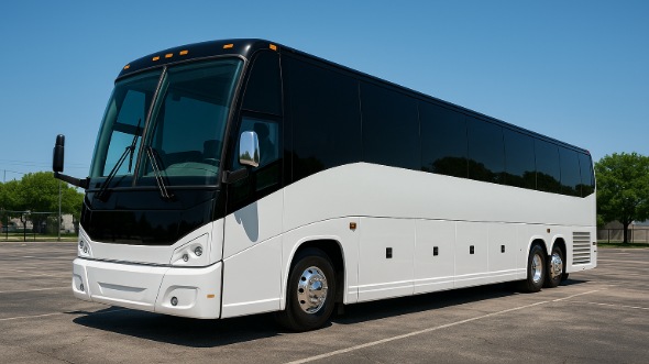 Exterior of Charter Bus Company Gainesville's 44 Passenger Charter Bus in Gainesville