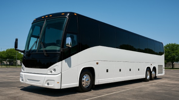 Exterior of Charter Bus Company Daytona Beach's 50 Passenger Party Bus in Daytona Beach
