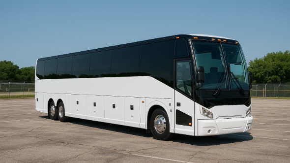 Exterior of Charter Bus Company Orlando's 50 Passenger Party Bus in Orlando