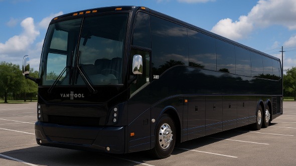 Exterior of Charter Bus Company Gainesville's 54 Passenger Charter Bus in Gainesville