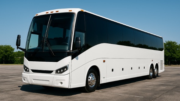 Exterior of Charter Bus Company Gainesville's 55 Passenger Charter Bus in Gainesville